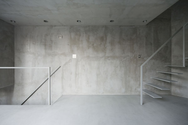 concrete stairwell